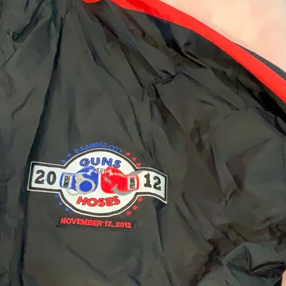 RINGSIDE BOXING Windbreaker Black Jacket Sz S GUNS N HOSES 2012 Z45 - Picture 4 of 6